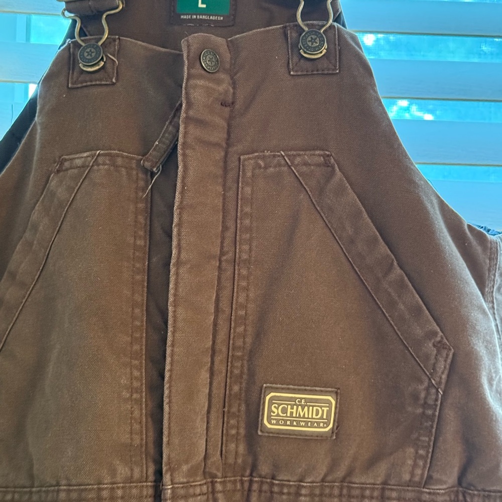 Men's Brown Work Overalls